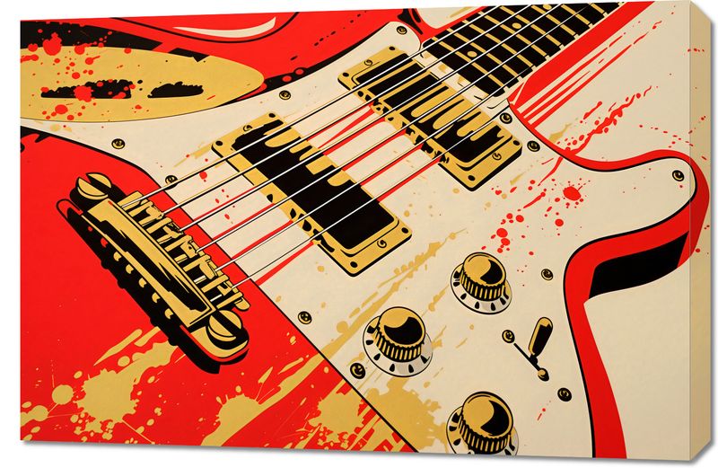 Obraz 90x60cm Przed Graniem zdjęcie 1