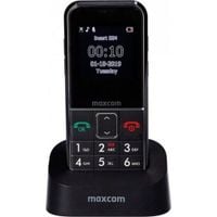 MAXCOM telefon dla seniora + opaska SOS MM735 czarny
