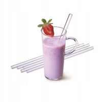 RURKA SZKLANA SŁOMKA PROSTA EKO 20 CM 6 SZT SIMAX