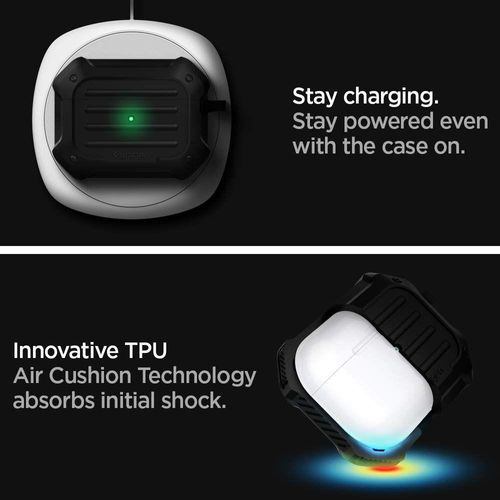 Spigen Tough Armor Airpods Pro Black na Arena.pl