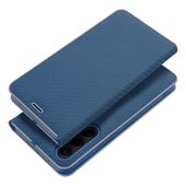 Kabura LUNA Book Carbon do SAMSUNG A14 4G / A14 5G niebieski