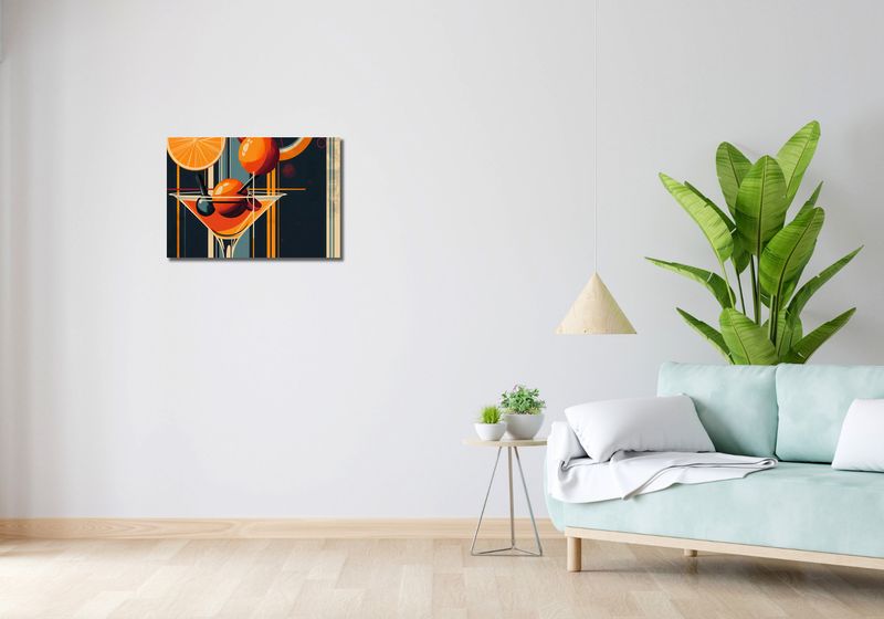 Obraz 60x40cm Koktajl w Stylu zdjęcie 2