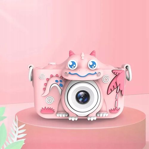 POLARX pl Dino Design: Aparat Dla Dzieci 40MP FHD 1080p Selfie z Dinozaurem na Arena.pl