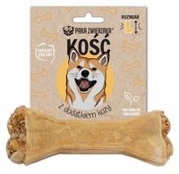 Paka Zwierzaka Kość Z Dodatkiem Kozy L 13,5Cm