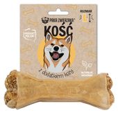 Zdrowy przysmak na zęby dla psa Paka Zwierzaka Kość z dodatkiem kozy 13,5cm
