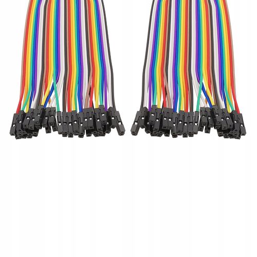 Przewody Zworki Żeńsko Żeńskie 10Cm 40Szt Arduino na Arena.pl