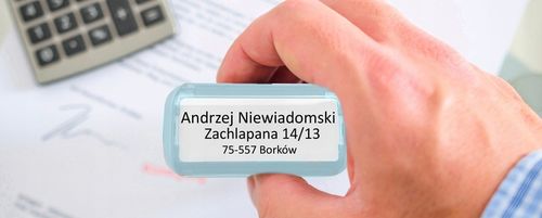 PIECZĄTKA TRODAT 4913 DO 8 LINII FIRMOWA IMIENNA BIUROWA PROJEKT + GUMKA na Arena.pl