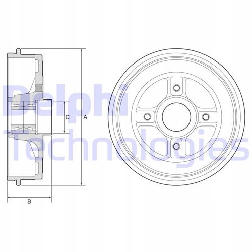 BEBEN HAM TYL LOZYSKO 234MM DELPHI na Arena.pl