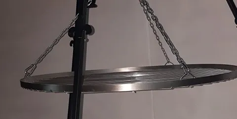 ruszt okrągły do grilla wiszący 80cm 2x WZMACNIANY na Arena.pl
