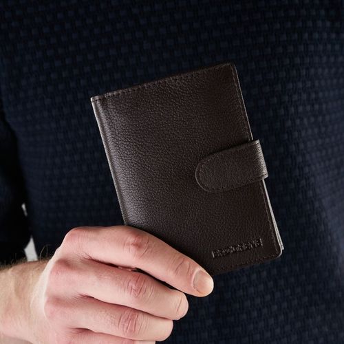 portfel męski skórzany brązowy brodrene g-28-br na Arena.pl