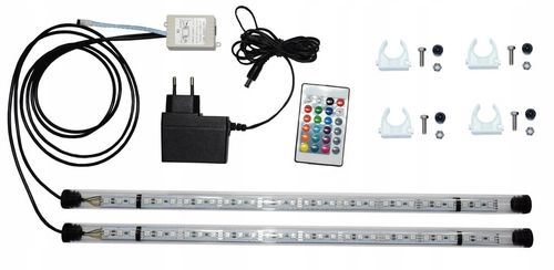 REFLED Świetlówka LED RGB 2 x 90cm akwarium pilot na Arena.pl