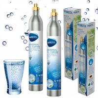 2x Butla nabój gaz saturator cylinder z gazem CO2 spożywczy Brita 60l 425 g