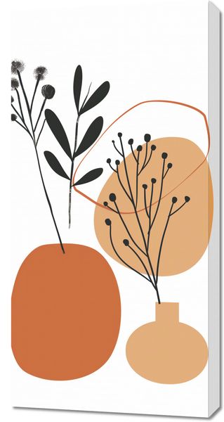 Obraz 50x100cm Botaniczny Pastel zdjęcie 1