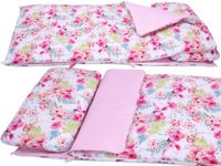 ŚPIWOREK do przedszkola i łóżeczka pościel BOBO różowe kwiaty