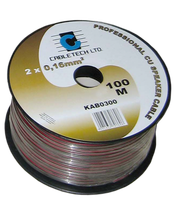 KAB0310 Kabel głośnikowy 0,75mm czarny