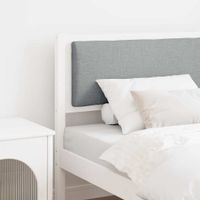 Zagłówek Inny Biały 90 cm Lite drewno sosnowe