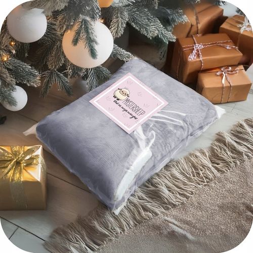 KOC BLUZA Oversize do Kostek Gruba KOCOBLUZA XXL SZARA Futrzak Bluzo na Arena.pl