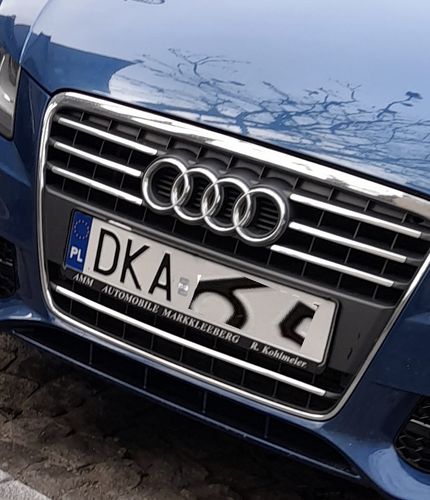 AUDI A4 B8 - LISTWY chromowane na GRILL CHROM atrapa na Arena.pl