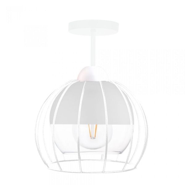 Lampa sufitowa 1xE27 SOLO WHITE zdjęcie 1