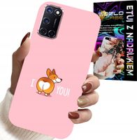ETUI DO OPPO A52 - ŚMIESZNE WZORY I LOVE YOU PIESEK OBUDOWA