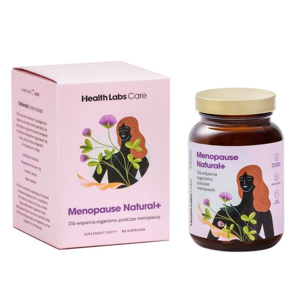 Health Labs Menopause Natural+, 60 kapsułek zdjęcie 1