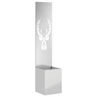 Ekran zapewniający prywatność w ogrodzie Srebrny 32 x 140 cm