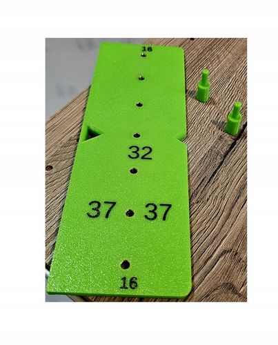 Przymiar do podpórek z regulacją półki 7 x 32mm - Dokładne wiercenie na Arena.pl