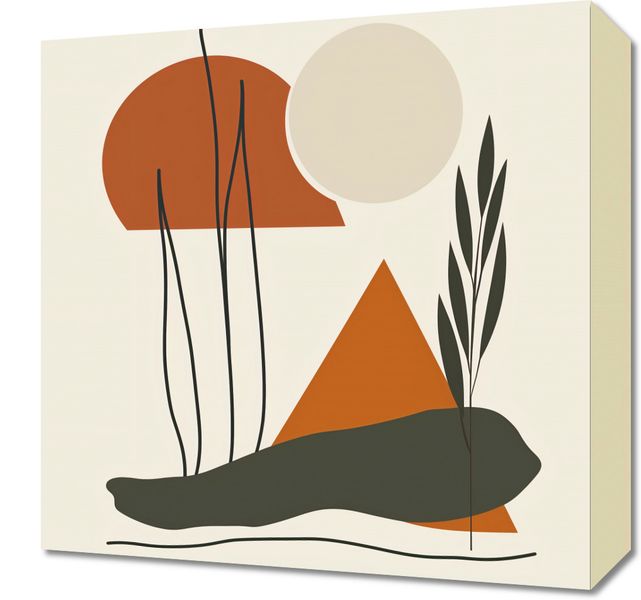 Obraz 40x40cm Beżowe Spojrzenie zdjęcie 1