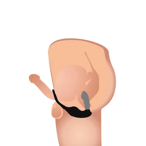 xr brands p-strap milker masażer prostaty z uprzężą, 7 trybow, czarny na Arena.pl