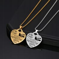 Srebrny Łańcuszek Zawieszka SERCE NASZYJNIK DLA CÓRKI OD MAMY Grawer BOX