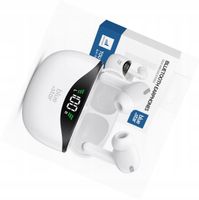 Bezprzewodowe earbuds T60 białe dokanałowe BT do Oppo Reno 15