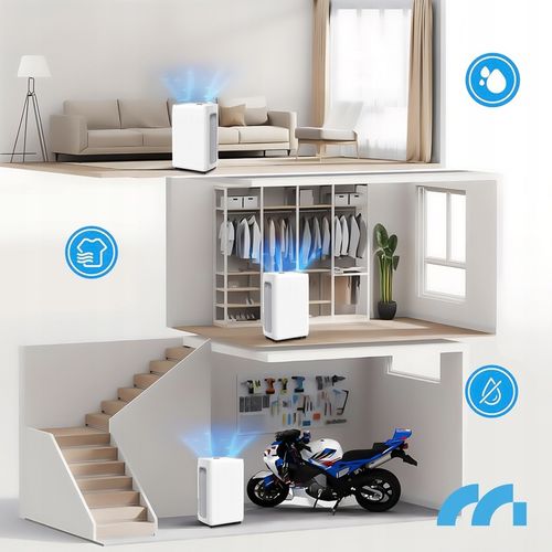 OSUSZACZ POWIETRZA 20L/24H POCHŁANIACZ WILGOCI OCZYSZCZACZ WIFI na Arena.pl