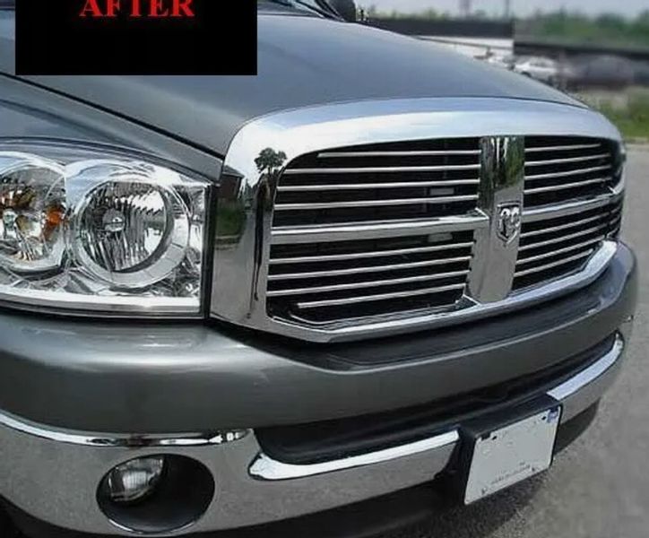 2003-2011 DODGE DURANGO- LIstwy chrom grill chromowan zdjęcie 1