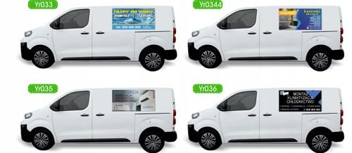 Reklama Naklejka na samochód INSTALACJE ELEKTRYCZNE dużo wzorów na Arena.pl