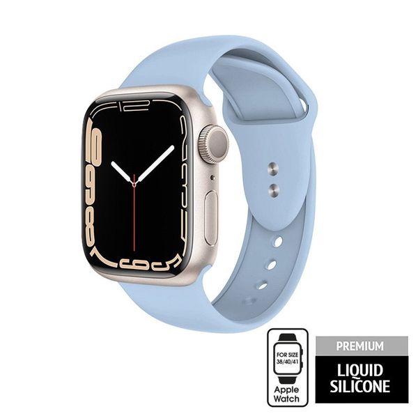 Crong Liquid - Pasek do Apple Watch 38/40mm (błękitny) zdjęcie 11
