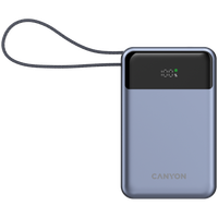 CANYON Powerbank OnPower 600 z kablem 20000 mAh PD65W Grafitowy