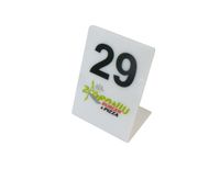 numerki numerek na stolik do restauracji z kolorowym nadrukiemUV 10szt