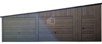 Garaż blaszany 8x6m 2x brama  okno drzwi dach rynna  ID989