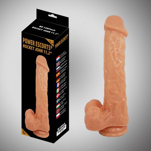 rocket john flesh dildo 11,2 inch / 28,5 cm na Arena.pl