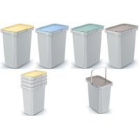 ŚMIETNIK KOSZE NA ŚMIECI SET 4x12 L SYSTEMA POPIELATY