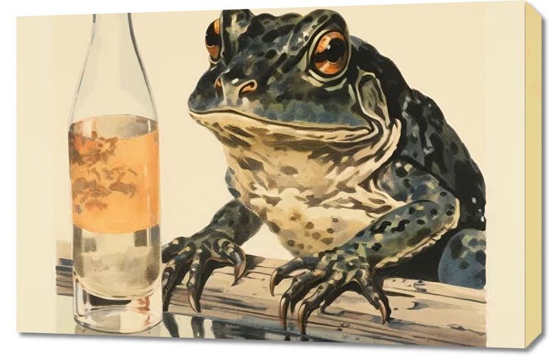 Obraz 90x60cm Refleksje Błotniaka zdjęcie 1