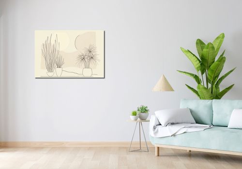Obraz 90x60cm Roślinność w Pastelu na Arena.pl
