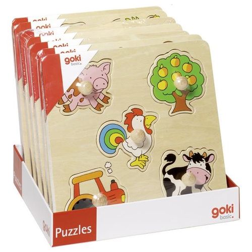Puzzle wtykowe transport Goki na Arena.pl