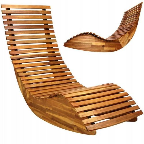 2x DREWNIANY LEŻAK OGRODOWY BUJAK Z DREWNA na Arena.pl