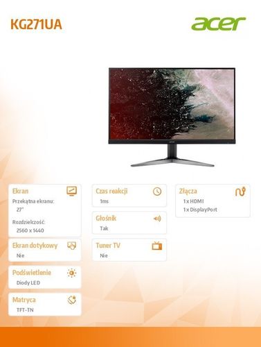 Monitor KG271UAbmiipx na Arena.pl