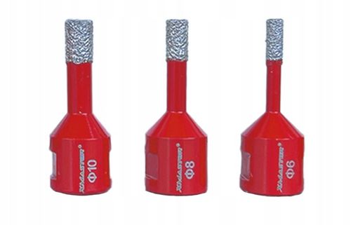 OTWORNICA DIAMENTOWA KORONKA DO GRESU M14 ZESTAW ⌀ 6,8,10,35,68 mm +ADAPTER na Arena.pl