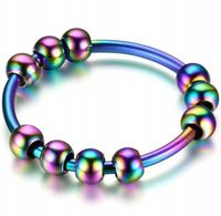 Pierścionek Stal Nawęglana Antystresowy Anxiety Ring ze Stali Chirurgicznej