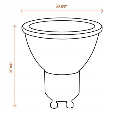 Żarówka LED GU10 10W (Zestaw 10szt)Premium WYDAJNA na Arena.pl