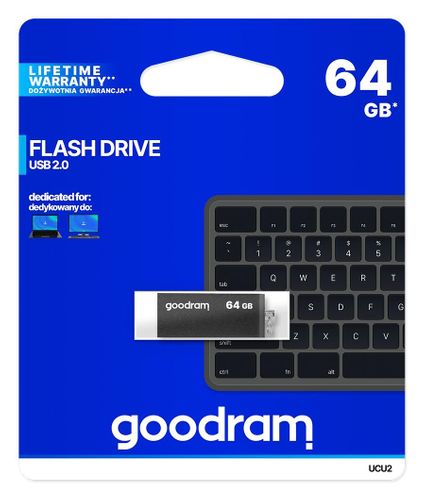 Pendrive GoodRam Cube 64GB USB 2.0 kolor czarny na Arena.pl