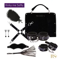 rianne s soiree kinky me softly black - zestaw akcesoriow 7w1 w